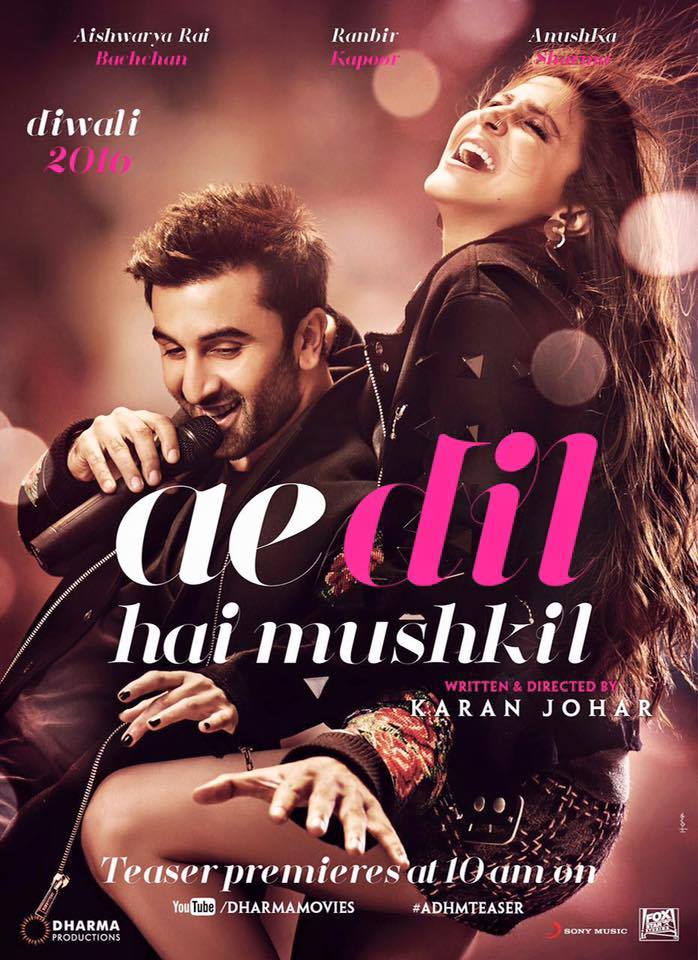 Ae Dil Hai Mushkil Poster 1