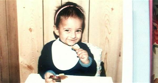 Katrina Kaif's childhood pictures.