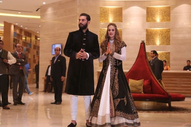 Yuvraj Singh & Hazel Keech Wedding & Sangeet Pictures