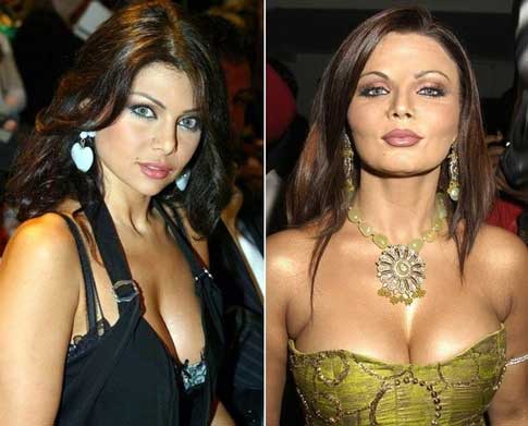 Haifa Wehbe & Rakhi Sawant