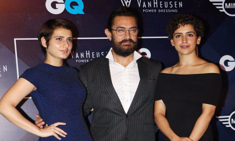 Aamir Khan with Dangal Daughters
