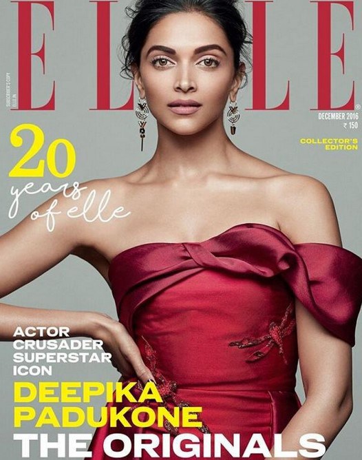 Deepika Padukone Elle Magazine