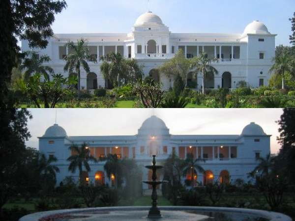 The front look of Pataudi Palace