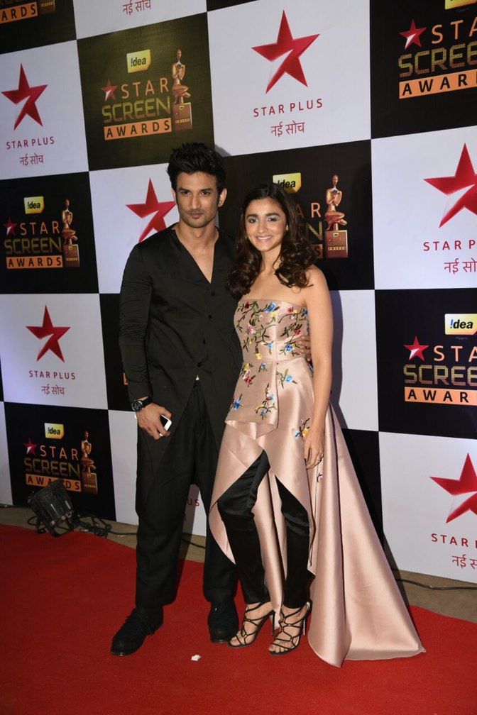 Sushant catching up to Alia Bhatt at star screen awards
