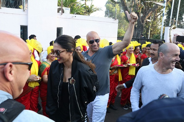 Vin Diesel and Deepika Padukone Lands In India For XXX Promotions-3