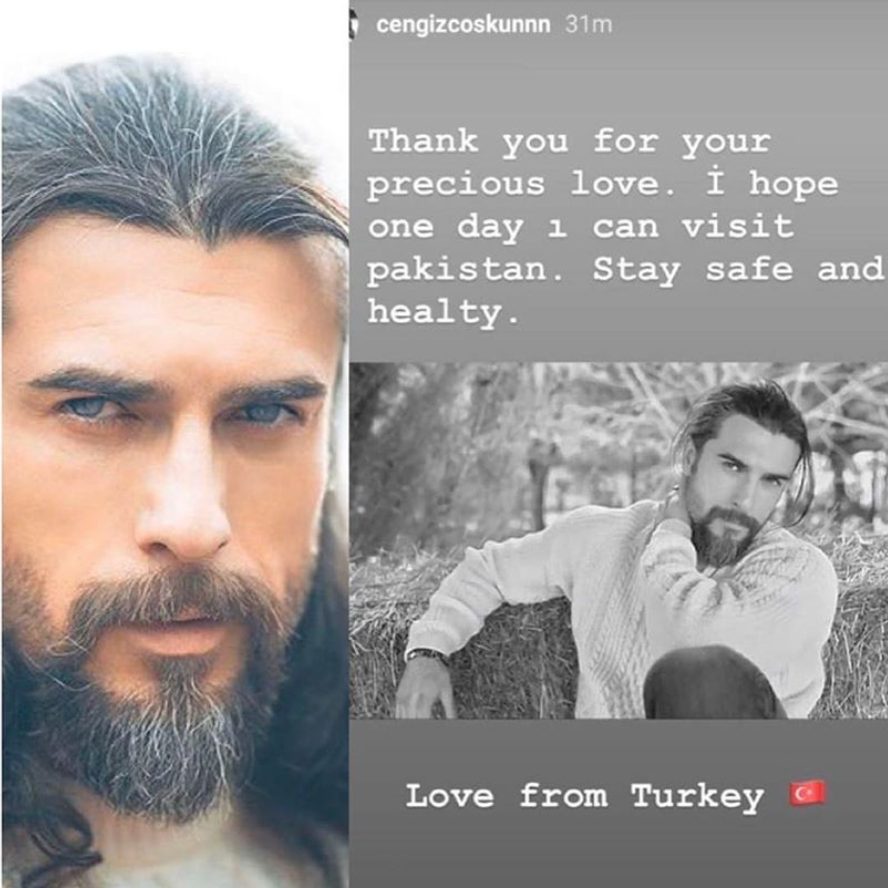Cengiz Coşkun in Pakistan Ertugrul Ghazi