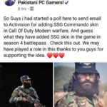 Call of duty modern warfare ssg skin battle pass