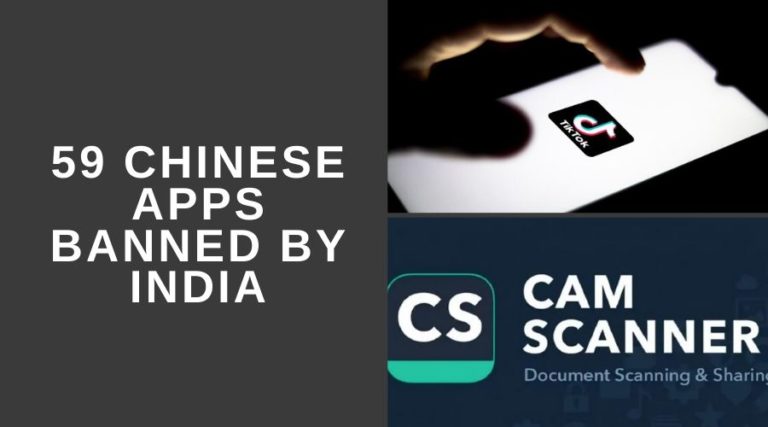 India Bans 59 Chinese Apps, Including TikTok, Likee, CamScanner