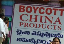 India Protests to “Boycott China” by Wearing Made in China India Protests to Boycott China by Wearing Made in China