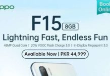 OPPO Launches the F15, the Super-Fast Phone is Now Available in the Market and for Online Booking on OPPO’s Official Website OPPO Launches the F15, the Super-Fast Phone is Now Available in the Market and for Online Booking on OPPO’s website
