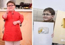 Ahmed shah becomes youngest youtuber to get gold button in Pakistan Ahmed shah becomes youngest youtuber to get gold button in Pakistan