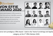 Dawlance wins Gold Effie Award for its “Customer Service Campaign” Dawlance wins Gold Effie Award for its “Customer Service Campaign”