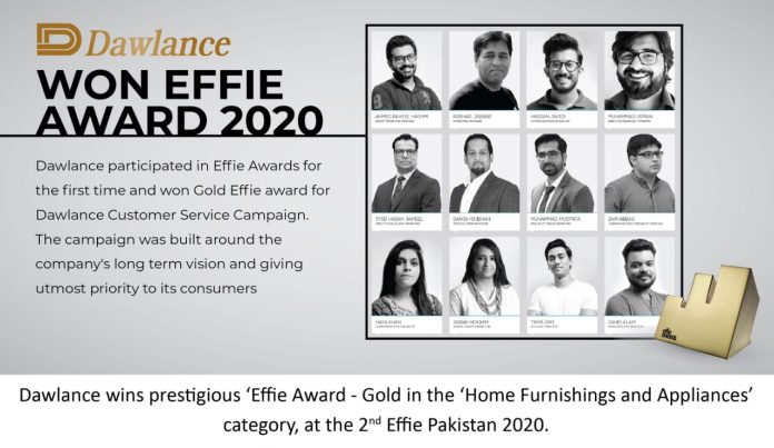 Dawlance wins Gold Effie Award for its “Customer Service Campaign”