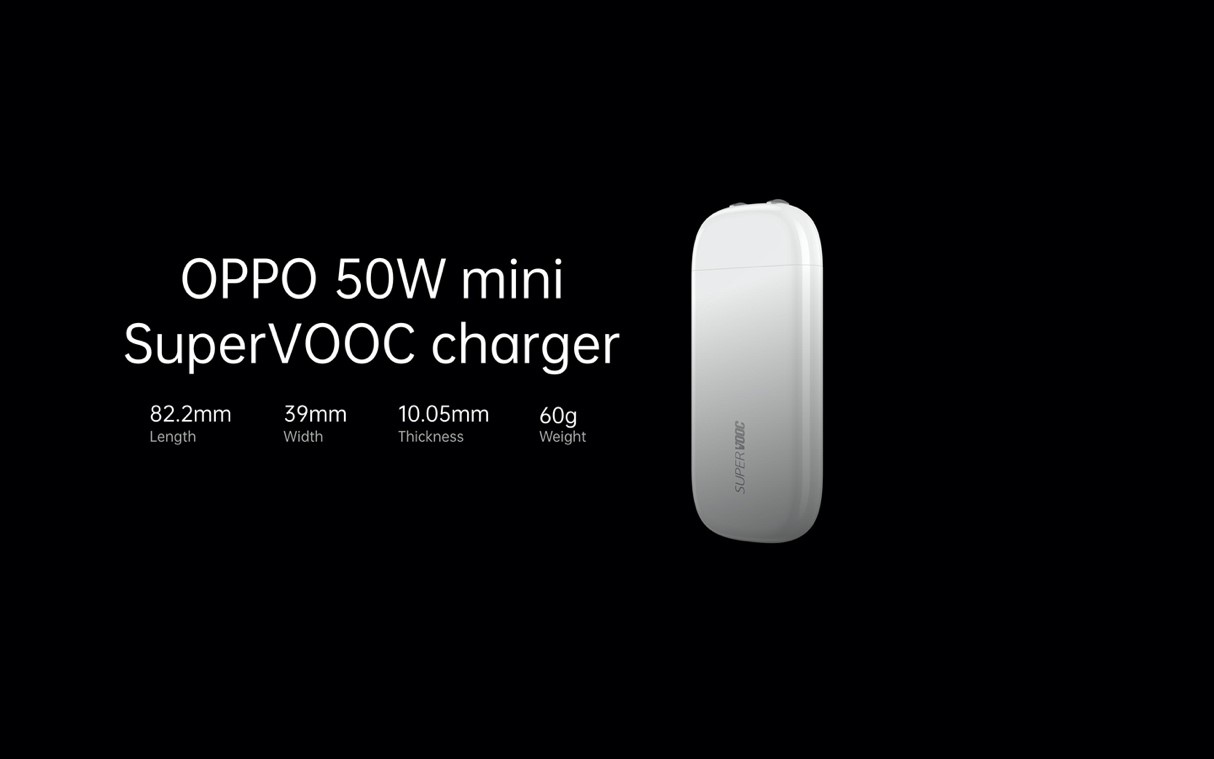 OPPO’s 50W mini SuperVOOC charger