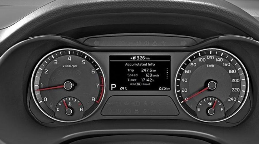 Kia Careto speedometer