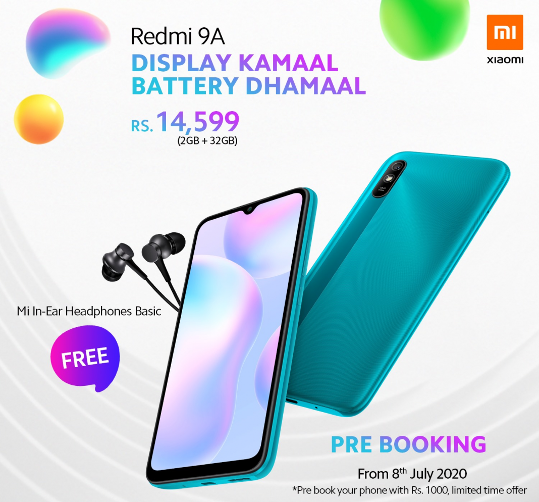 redmi xiaomi 9a specifications features