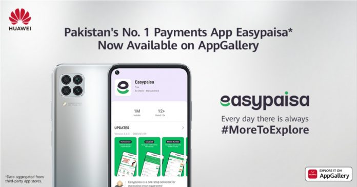 HUAWEI AppGallery Unveils Pakistan’s No. 1 Payments App Easypaisa