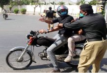Pillion riding banned by Sindh Govt on Muharram 9, 10 Pillion riding banned by Sindh Govt on Muharram 9, 10