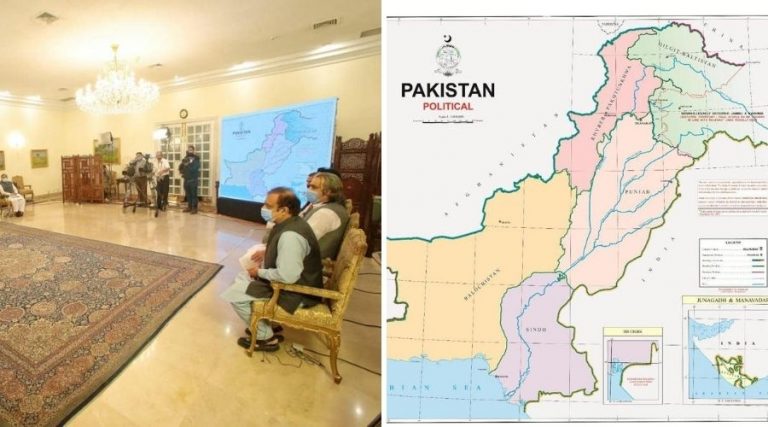 PM Imran Khan unveils ‘First Political Map’ of Pakistan including IIOJK