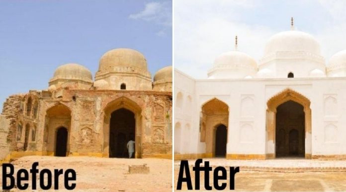 Sindh Govt restore ancient site 'Hingorani Maariyon', but people are not happy