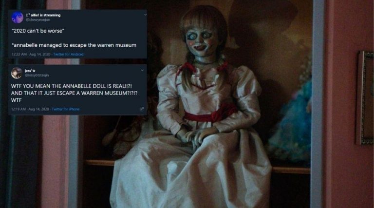 Annabelle doll ‘escaping’ the Warren’s Museum lights up Twitter with jokes