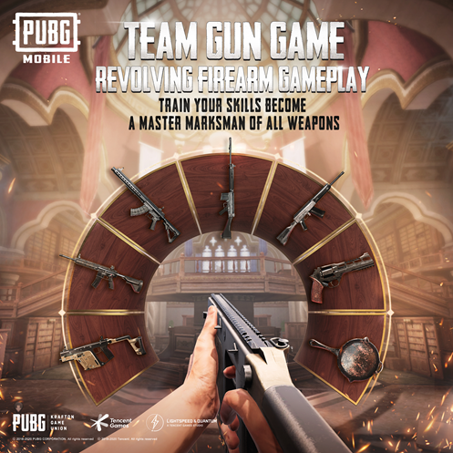 PUBG Mobile team gun mode Revolving firearm Gameplay