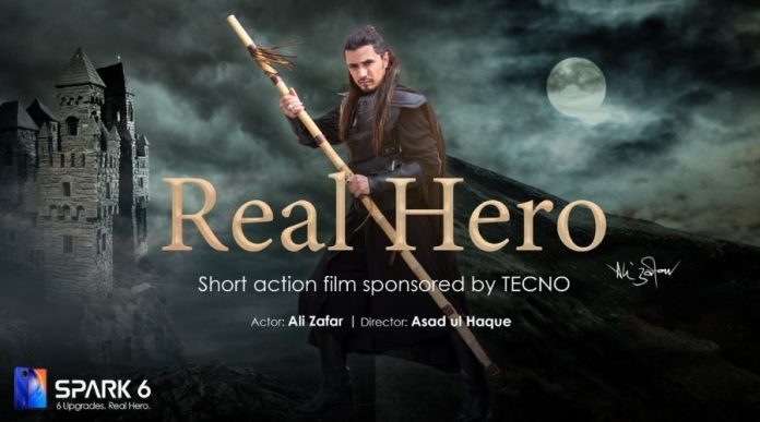 Ali Zafar is not working on Ertugrul replica rather on action short film by TECNO