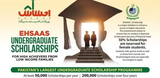 How to Apply EHSAAS Undergraduate Scholarship Program 2020 Online