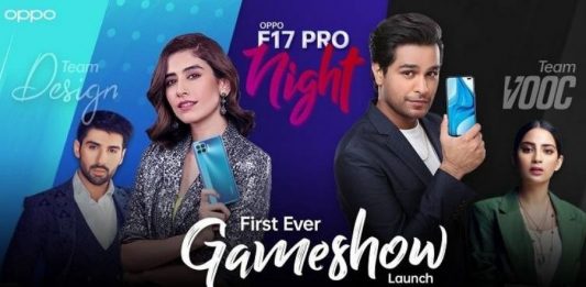 OPPO reveals First Game Show Launch of OPPO F17 Pro with Syra Yousuf, Asim Azhar