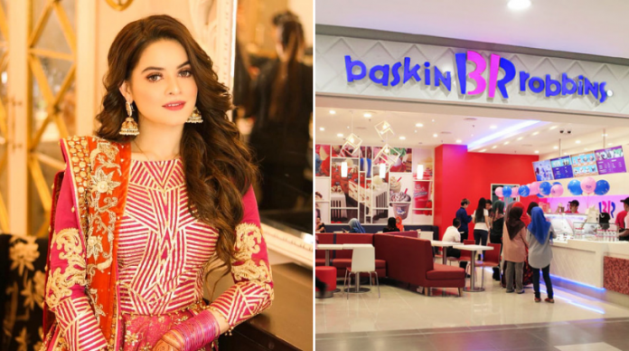 Minal Khan promotes Baskin Robbins with a Sweet Offer