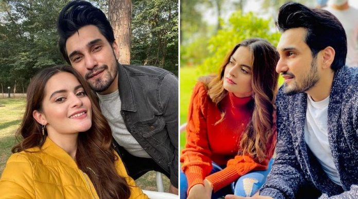 Uzair Jaswal and Minal Khan Teases New Project Together