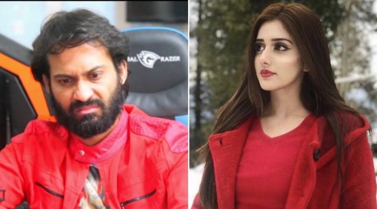 Jannat Mirza, Waqar Zaka fight