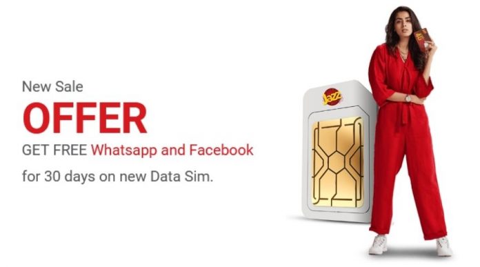 Jazz Free WhatsApp and Facebook on New Data Sim