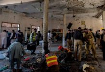 Peshawar Blast in Madrasa: 7 killed, over 110 injured Peshawar Blast in Madrasa: 7 killed, over 100 injured