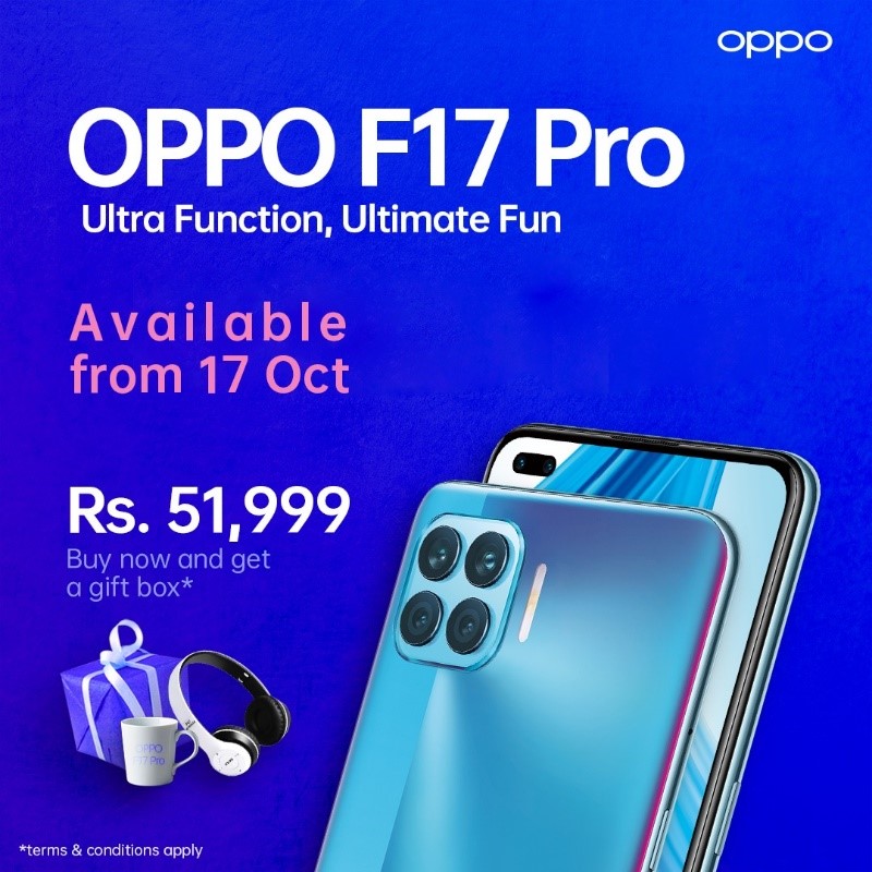 OPPO F17 PRO now available 