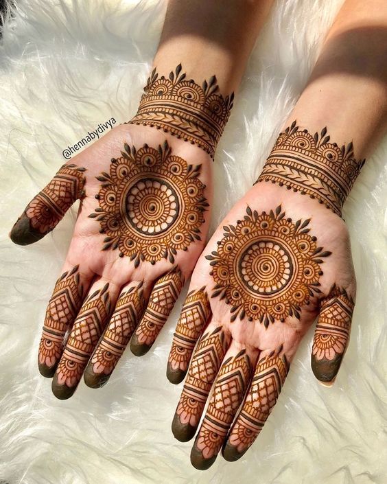 Rangoli Mehndi Design for Wedding