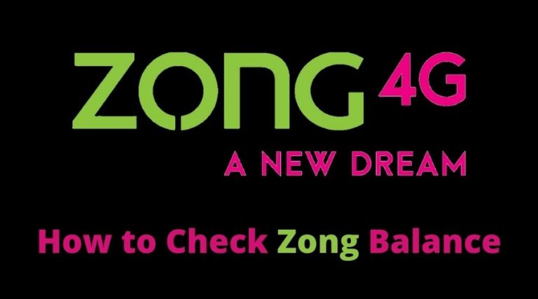 How to Check Zong remaining Balance