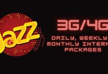 Jazz Internet Packages: Daily, Weekly & Monthly 3G/4G Packages Jazz Internet Packages: Daily, Weekly & Monthly 3G/4G Packages