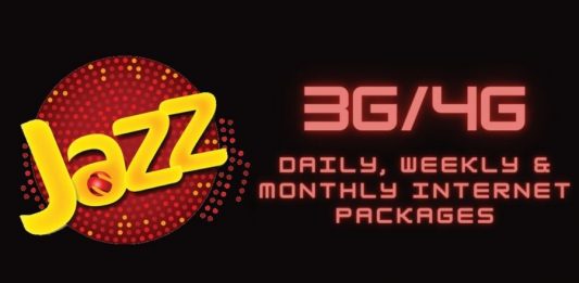 Jazz Internet Packages: Daily, Weekly & Monthly 3G/4G Packages