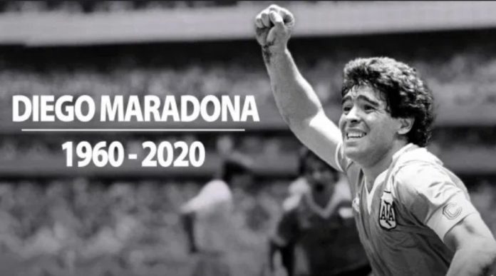 Football legend Diego Maradona Dies of Cardiac Arrest
