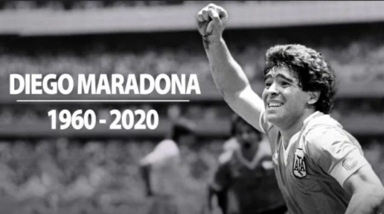 Football Legend Diego Maradona Dies of Cardiac Arrest