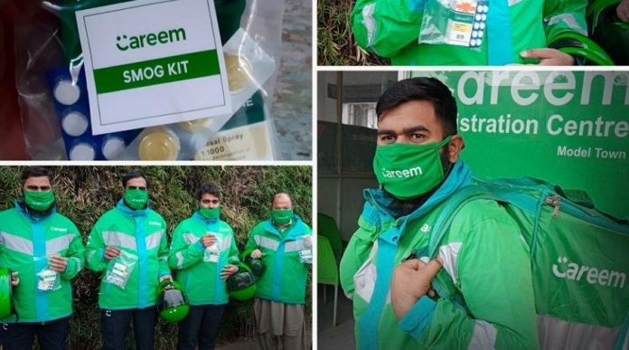 Careem distributes Smog Safety Kits to Captains amidst COVID-19