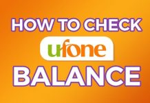 How to Check Ufone remaining Balance How to Check Ufone remaining Balance