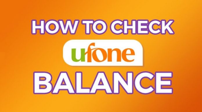 How to Check Ufone remaining Balance