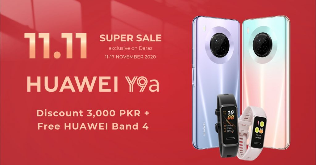 Huawei Y9a Sale on Daraz 11.11