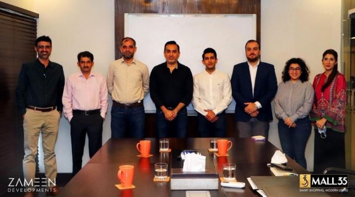 Zameen Developments and Tameer Constructions sign Mall 35 Construction Contract