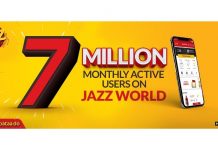 Jazz Becomes Pakistan’s Largest Local App with 7M Users Jazz Becomes Pakistan’s Largest Local App with 7M Users