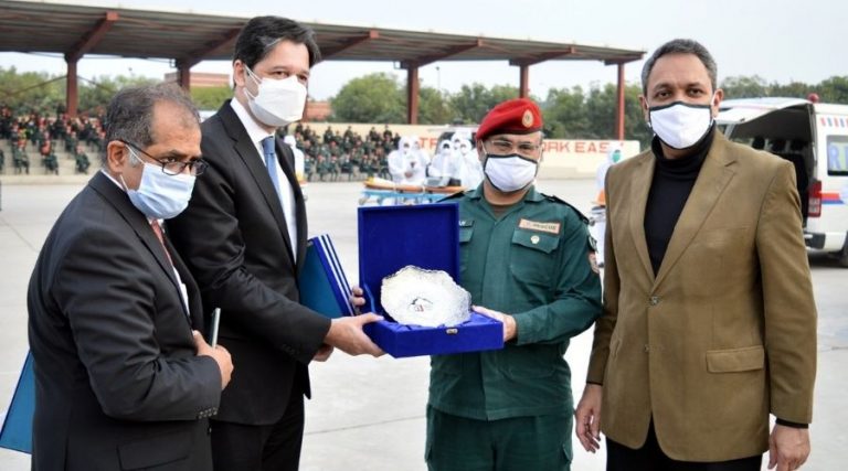 The American Business Forum, Ferozsons Laboratories Limited & PEL donated 17 Ventilators to Rescue 1122