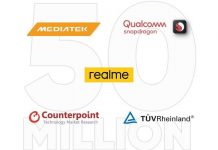 Realme ’50 Million Sales Record’ receives Praises from Top Industry Partners Realme '50 Million Sales Record' receives Praises from Top Industry Partners
