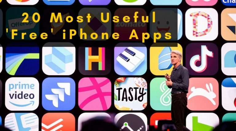 20 Most Useful ‘Free iPhone Apps’ Of All Time!